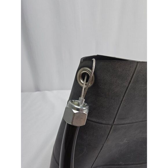 Y2K Black‎ "Roadbags" by Mace Upcycled Studded Tire Bag Purse I-95 Goth Grunge - Picture 12 of 14